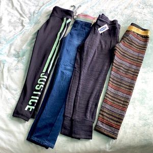 Girls leisureware bottoms 4 pairs size 6 & 7